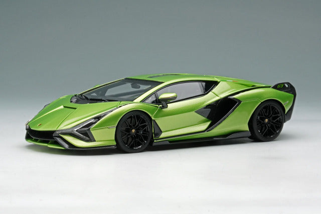 Make Up EM533H 1/43 Lamborghini Sian FKP37 2019 Verde Ithaca Limited 50pcs Model Car - image 2