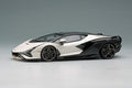 Make Up EM533J 1/43 Lamborghini Sian FKP37 2019 Bianco Canopus / Exposed Carbon Limited 50pcs Model Car - image 1