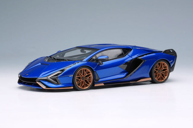 Make Up EIDOLON EM675B Lamborghini Sian FKP37 Blu Sideris view 2