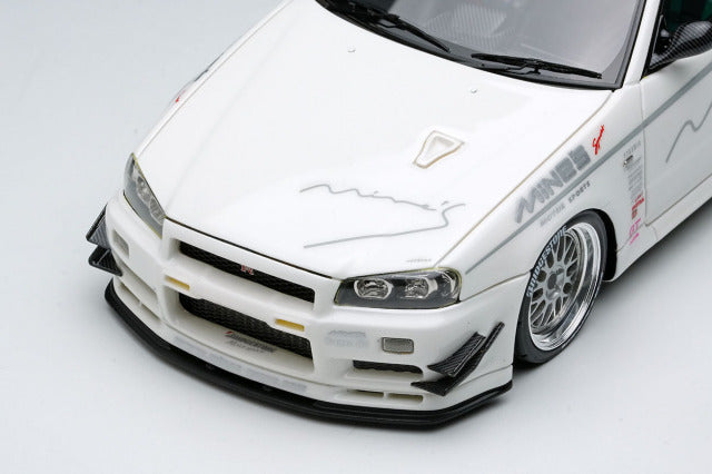 EIDOLON EM699 1/43 Mine's Skyline GT-R(BNR34) V-spec N1 (BBS Wheel) Time Attack in USA Limited 150pcs - image 6