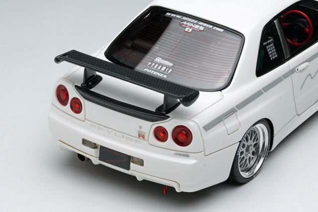 EIDOLON EM699 1/43 Mine's Skyline GT-R(BNR34) V-spec N1 (BBS Wheel) Time Attack in USA Limited 150pcs - image 7
