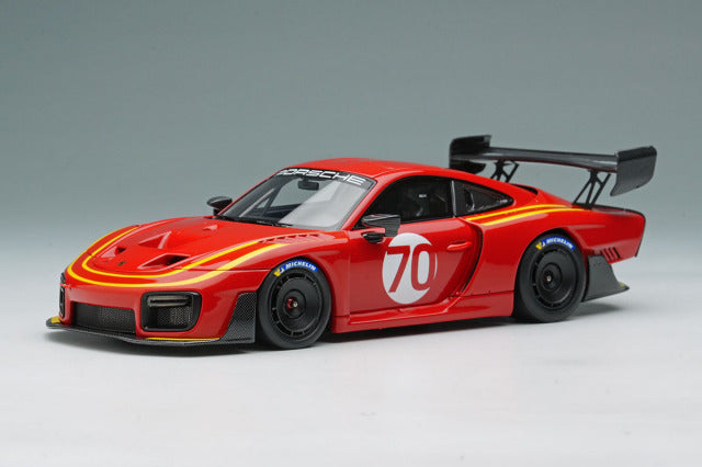 EIDOLON EM726D 1/43 Porsche 935/19 2019 Red / Yellow Stripe Limited 50pcs - image 2
