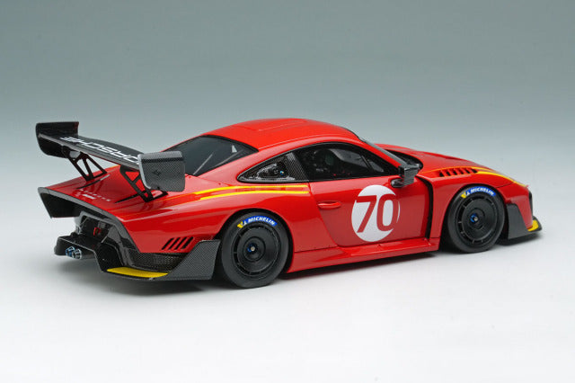 EIDOLON EM726D 1/43 Porsche 935/19 2019 Red / Yellow Stripe Limited 50pcs - image 4