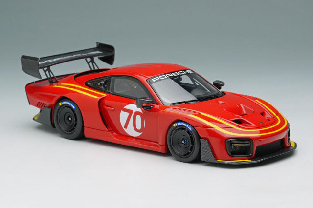 EIDOLON EM726D 1/43 Porsche 935/19 2019 Red / Yellow Stripe Limited 50pcs - image 5