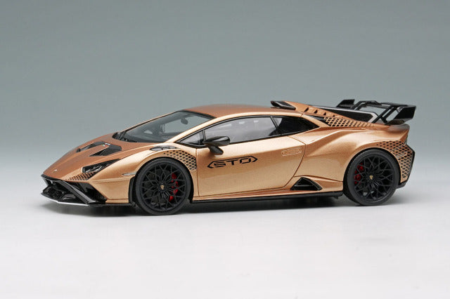 EIDOLON EM737J 1/43 Lamborghini Huracan STO 2021 Oro Elios / Black Livery Limited 50pcs - image 1