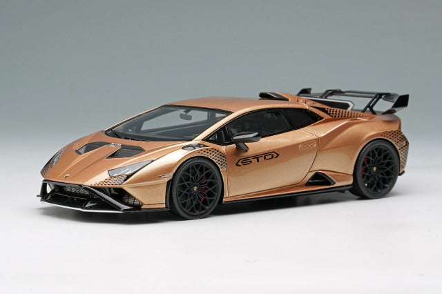 EIDOLON EM737J 1/43 Lamborghini Huracan STO 2021 Oro Elios / Black Livery Limited 50pcs - image 2