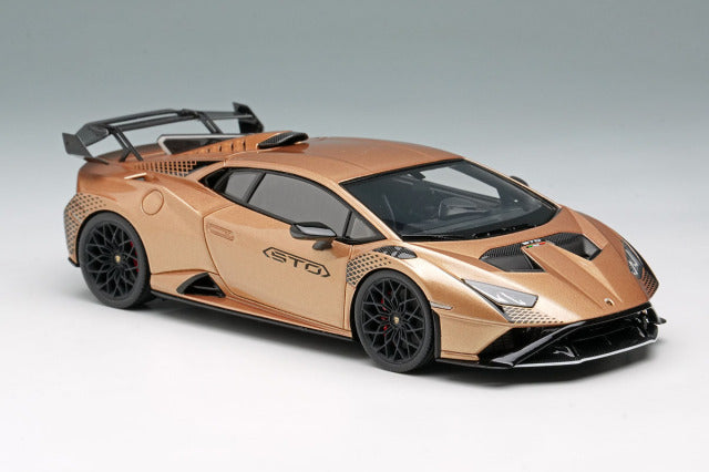 EIDOLON EM737J 1/43 Lamborghini Huracan STO 2021 Oro Elios / Black Livery Limited 50pcs - image 5