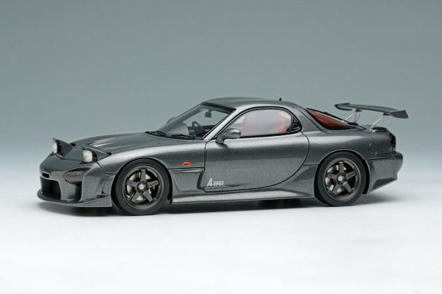 EIDOLON EM816B 1/43 Mazda RX-7(FD3S) Mazda Speed GT-Concept (Head Lamp Open) Titanium Gray Metallic Limited 100pcs - image 1