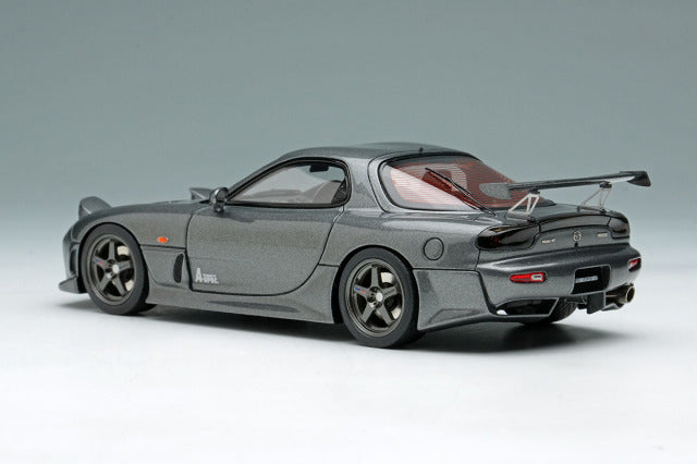 EIDOLON EM816B 1/43 Mazda RX-7(FD3S) Mazda Speed GT-Concept (Head Lamp Open) Titanium Gray Metallic Limited 100pcs - image 3