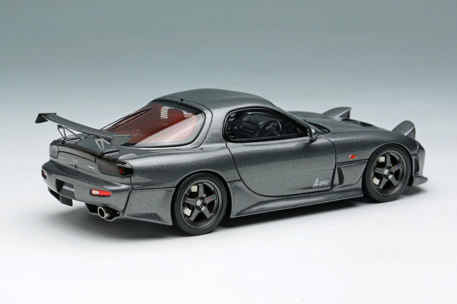 EIDOLON EM816B 1/43 Mazda RX-7(FD3S) Mazda Speed GT-Concept (Head Lamp Open) Titanium Gray Metallic Limited 100pcs - image 4
