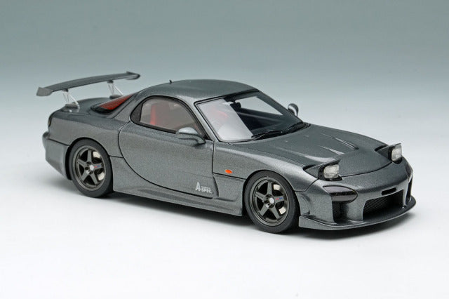 EIDOLON EM816B 1/43 Mazda RX-7(FD3S) Mazda Speed GT-Concept (Head Lamp Open) Titanium Gray Metallic Limited 100pcs - image 5