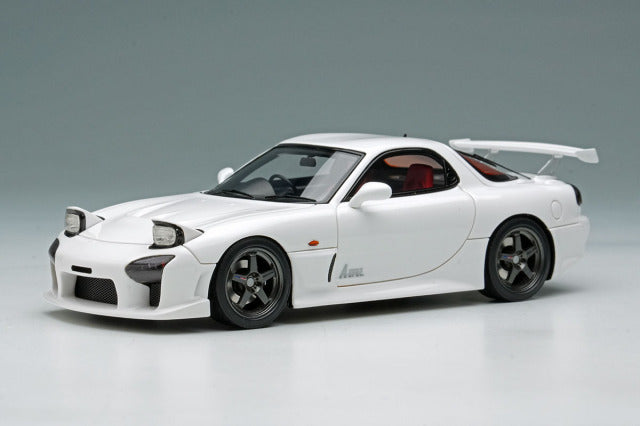 EIDOLON EM816C 1/43 Mazda RX-7(FD3S) Mazda Speed GT-Concept (Head Lamp Open) Pure White Limited 100pcs - image 2