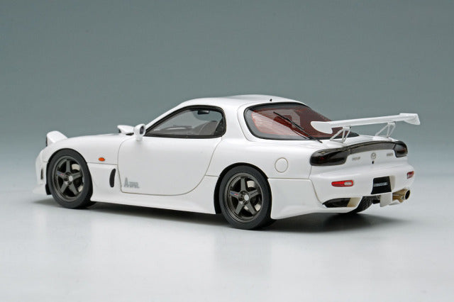 EIDOLON EM816C 1/43 Mazda RX-7(FD3S) Mazda Speed GT-Concept (Head Lamp Open) Pure White Limited 100pcs - image 3