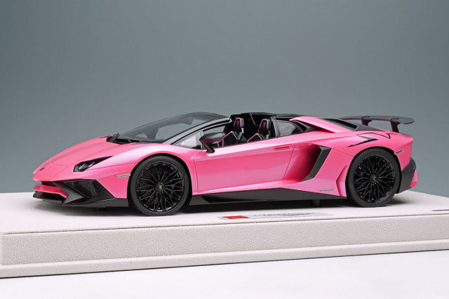 EIDOLON EML007H 1/18 Lamborghini Aventador LP750-4 SV Roadster 2015 Pearl Pink Limited 50pcs - image 1