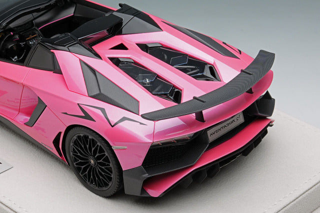 EIDOLON EML007H 1/18 Lamborghini Aventador LP750-4 SV Roadster 2015 Pearl Pink Limited 50pcs - image 7