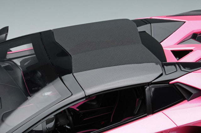 EIDOLON EML007H 1/18 Lamborghini Aventador LP750-4 SV Roadster 2015 Pearl Pink Limited 50pcs - image 8