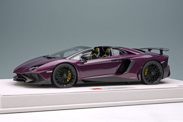 EIDOLON EML007J 1/18 Lamborghini Aventador LP750-4 SV Roadster 2015 Viola Ophelia Limited 30pcs - image 1