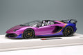 EIDOLON EML079D 1/18 Lamborghini Aventador SVJ Roadster 2020 Ad Personam 2tone Paint Viola Fineo / Viola Hestia Limited 70pcs - image 1