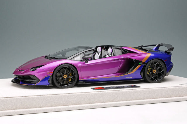 EIDOLON EML079D 1/18 Lamborghini Aventador SVJ Roadster 2020 Ad Personam 2tone Paint Viola Fineo / Viola Hestia Limited 70pcs - image 1