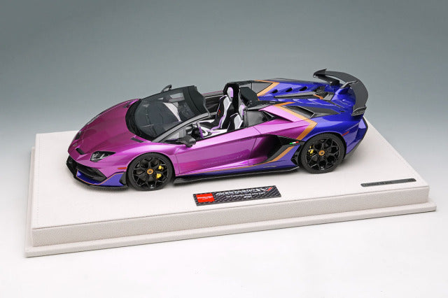 EIDOLON EML079D 1/18 Lamborghini Aventador SVJ Roadster 2020 Ad Personam 2tone Paint Viola Fineo / Viola Hestia Limited 70pcs - image 10