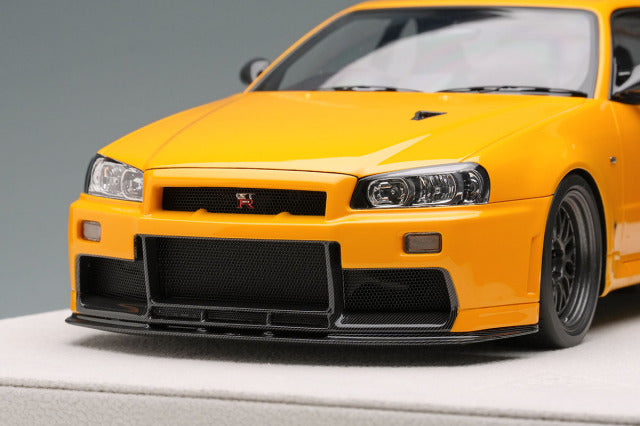 EIDOLON EML130C 1/18 Built By Legends Mine's Skyline GT-R (BNR34) Yamabuki Yellow - image 6
