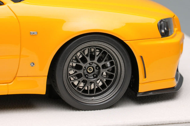 EIDOLON EML130C 1/18 Built By Legends Mine's Skyline GT-R (BNR34) Yamabuki Yellow - image 8