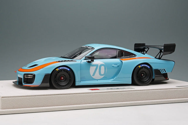 Make Up EIDOLON EML198C 1/18 Porsche 935/19 2019 Gulf Blue / Orange Stripe Limited 70pcs - photo 1