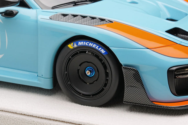 Make Up EIDOLON EML198C 1/18 Porsche 935/19 2019 Gulf Blue / Orange Stripe Limited 70pcs - photo 6