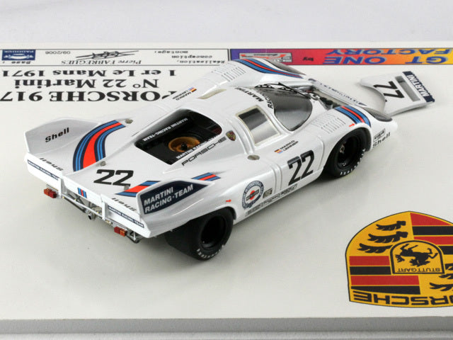 GT One Factory Porsche 917K Martini LeMans 1971 n.22 1/43 Completed Model - image 2