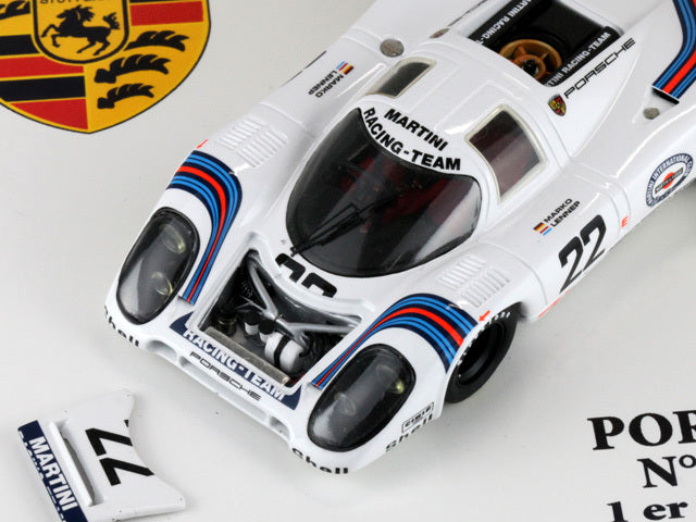 GT One Factory Porsche 917K Martini LeMans 1971 n.22 1/43 Completed Model - image 4