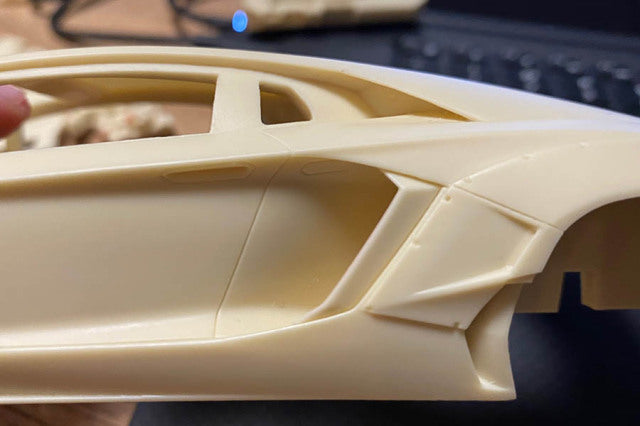 Hobby Design HD03-0550 1/24 LB-Works Aventador 2.0 Model Kit - image 7