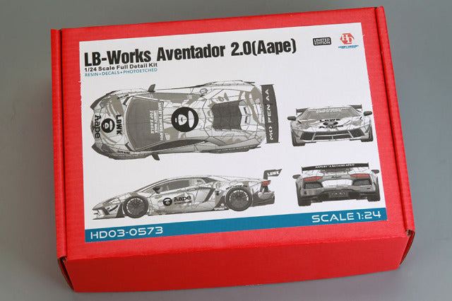 Hobby Design HD03-0573 1/24 LB-Works Aventador 2.0 Aape Model Kit - image 1