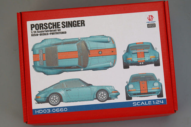 Hobby Design HD03-0660 1/24 Porsche 911 Singer Full kit Resin Model Kit - image 1