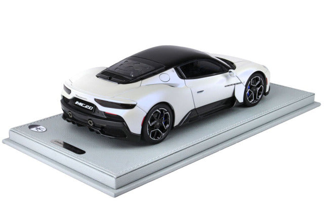 BBR HE180051ABBR 1/18 Maserati MC20 Bianco Audace Limited 300pcs (with Display Case) - image 2