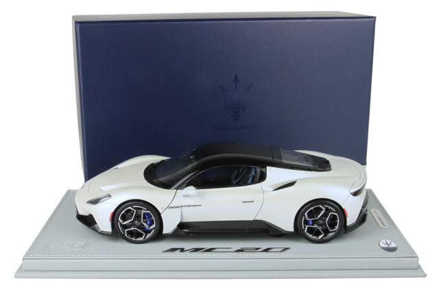 BBR HE180051ABBR 1/18 Maserati MC20 Bianco Audace Limited 300pcs (with Display Case) - image 9