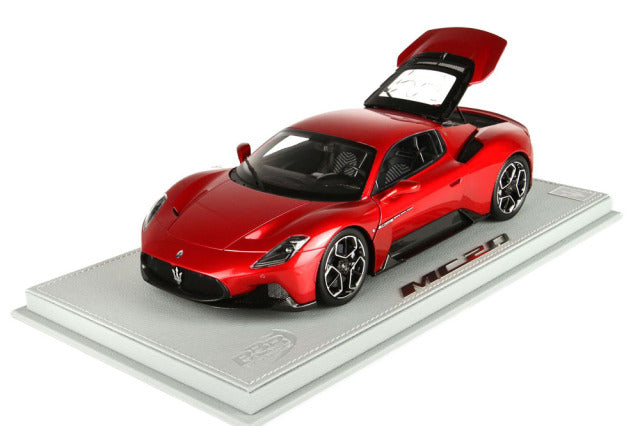 BBR HE180051CDIE 1/18 Maserati MC20 Rosso Vincente (with Display Case) - image 1