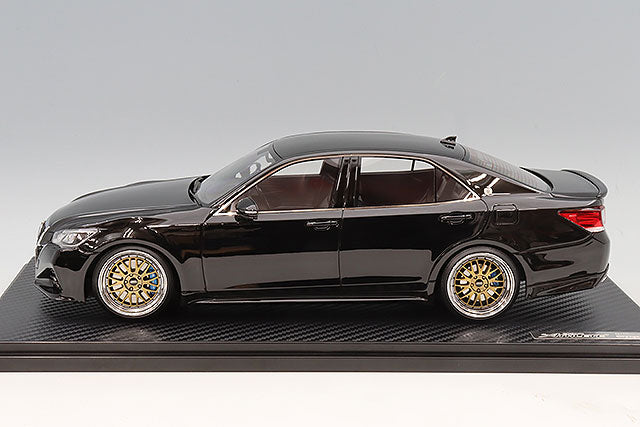 Ignition Model IG3914 1/18 Toyota Crown Athlete S (GRS214) Black BBS LM Wheels Resin - view 2