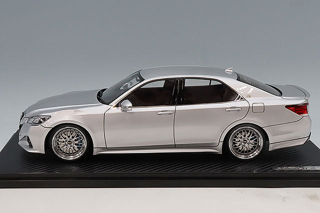 Ignition Model IG3915 1/18 Toyota Crown Athlete S (GRS214) Silver BBS LM Wheels Resin - view 2