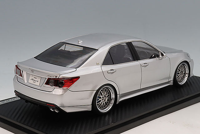 Ignition Model IG3915 1/18 Toyota Crown Athlete S (GRS214) Silver BBS LM Wheels Resin - view 3