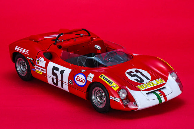 Model Factory Hiro K837 1/12 Abarth 1000SP LM 1969 #51 M.Zanetti / U.Locatelli Model Kit - image 5