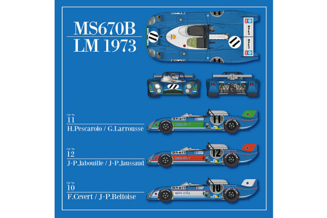 Model Factory Hiro K853 1/12 Matra MS670B LM 1973 Winner Model Kit - image 16
