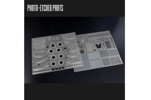 Model Factory Hiro K855 1/12 Brabham BT55 1986 Rd.4 Monaco GP #7 R.Patrese / #8 E.d.Angelis Multi-material Model Kit - image 19