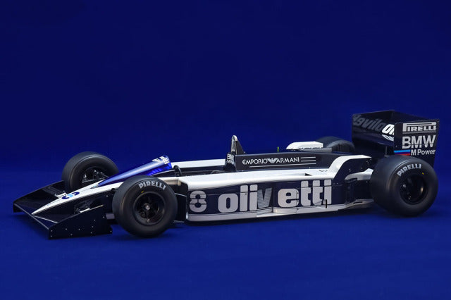 Model Factory Hiro K855 1/12 Brabham BT55 1986 Rd.4 Monaco GP #7 R.Patrese / #8 E.d.Angelis Multi-material Model Kit - image 3
