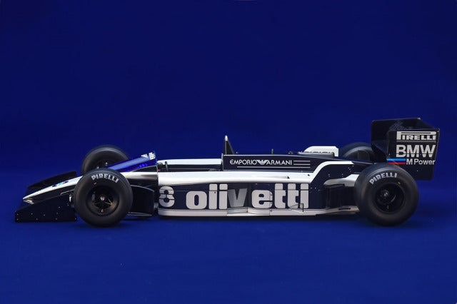 Model Factory Hiro K855 1/12 Brabham BT55 1986 Rd.4 Monaco GP #7 R.Patrese / #8 E.d.Angelis Multi-material Model Kit - image 4