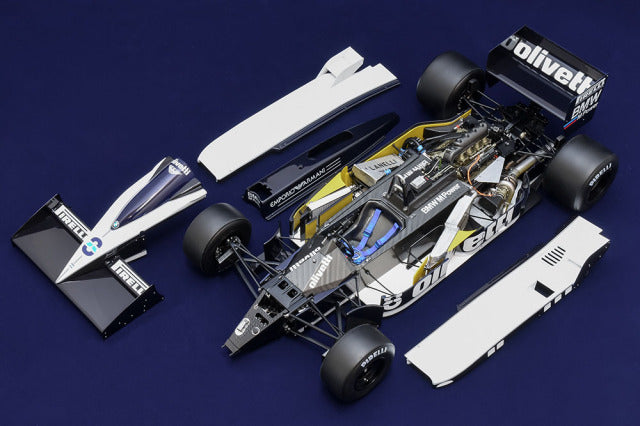 Model Factory Hiro K855 1/12 Brabham BT55 1986 Rd.4 Monaco GP #7 R.Patrese / #8 E.d.Angelis Multi-material Model Kit - image 8