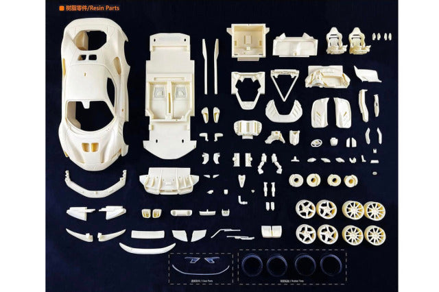 Kitbox x PZY Model KB08-13 1/24 Ferrari SF90XX Stradale Resin Model Kit - image 12