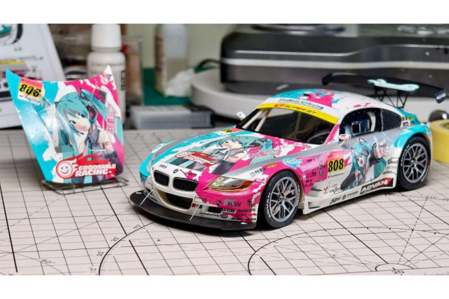 Kitbox x PZY Model KB08-17 1/24 BMW Z4M Coupe 2009 Studio Glad Racing New version Resin Model Kit - image 6