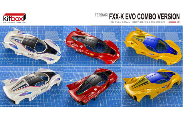 Kitbox x PZY Model KB08-19 1/24 Ferrari FXX K Evo Resin Model Kit - image 20