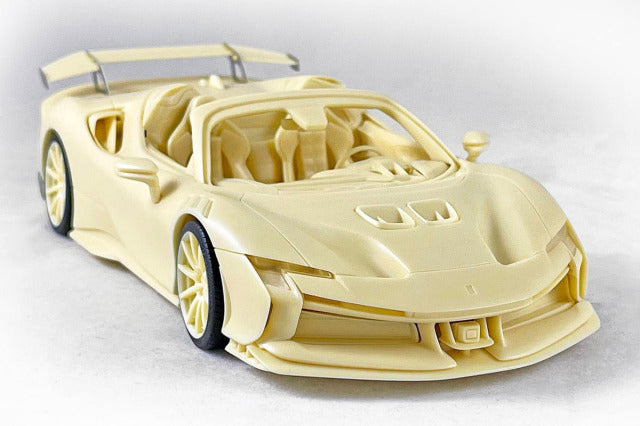 Kitbox x PZY Model KB08-12 1/24 Ferrari SF90XX Spider Resin Model Kit - image 3