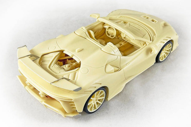 Kitbox x PZY Model KB08-12 1/24 Ferrari SF90XX Spider Resin Model Kit - image 6